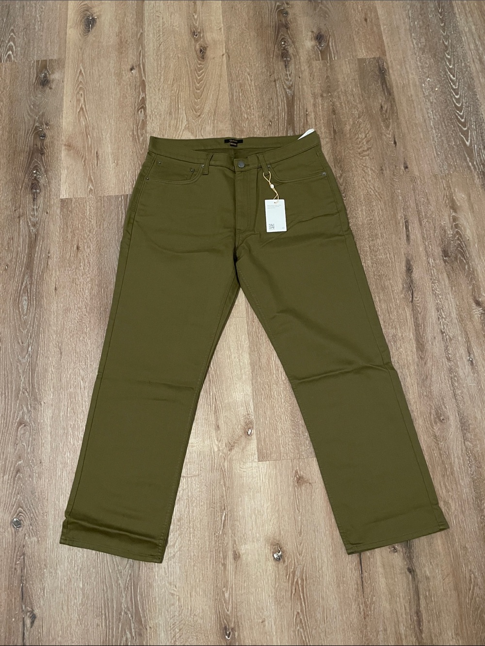 Quince Olive Straight Men’s Jeans